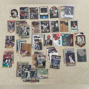 49 MLB Baseball Trading Cards (Griffey, Jeter, Jackson, Thomas, Piazza, Clemens)